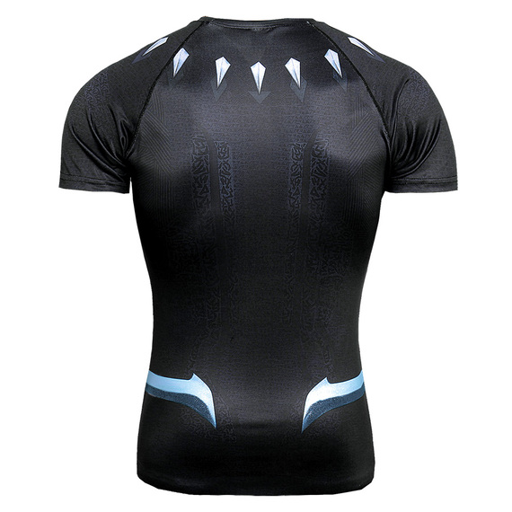 Dri-fit Superhero Black Panther Compression Workout Shirt 02