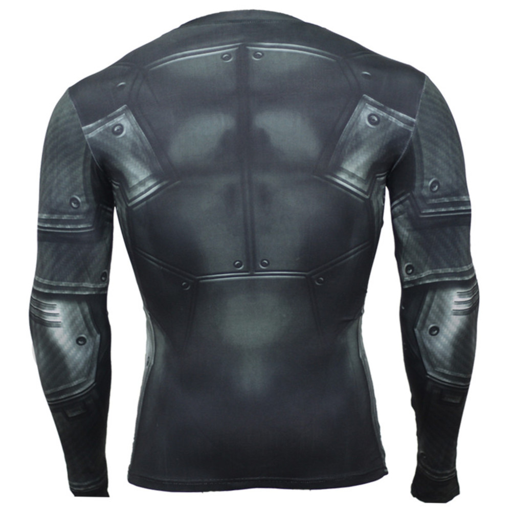 Batman 3D Long Sleeve Compression Shirt - Totally Superhero