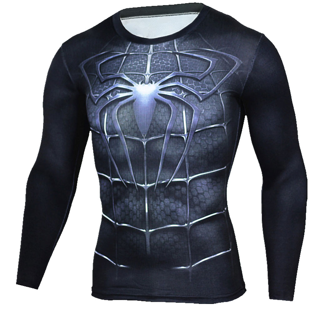 Spiderman Compression Shirt Swing from the rooftops in the limited