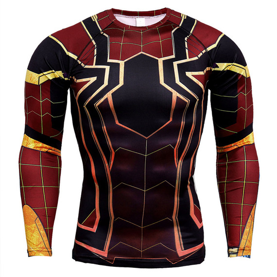Spiderman Compression Shirt Long Sleeve 02