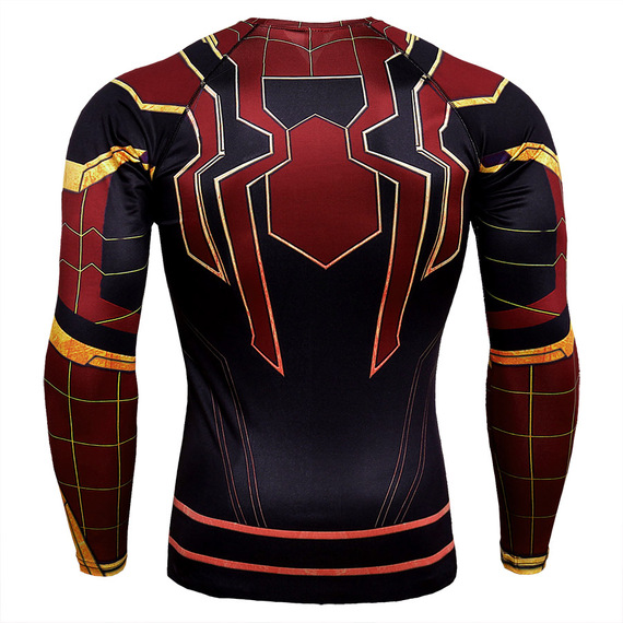 spiderman compression shirt long sleeve