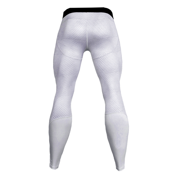 mens white compression pants for running