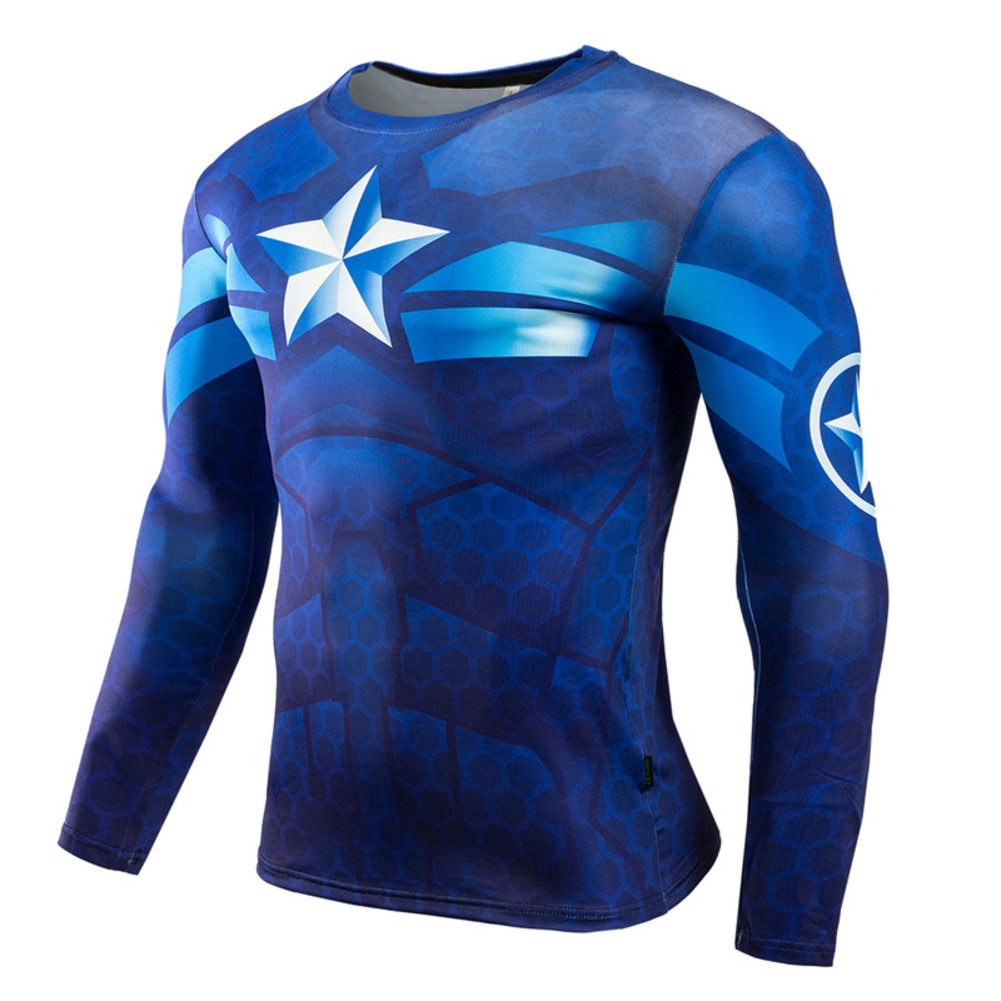 Captain America Compression Shirt - Totally Superhero