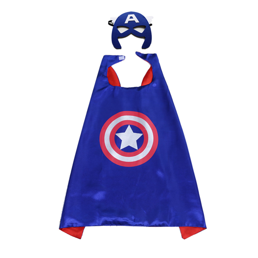 Captain America Cape and Mask For Kids