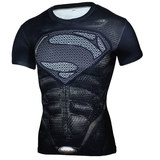 Dri Fit short sleeve superman gym shirt
