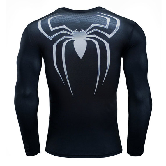 boys spiderman spiderman comic shirt long sleeve compression shirt