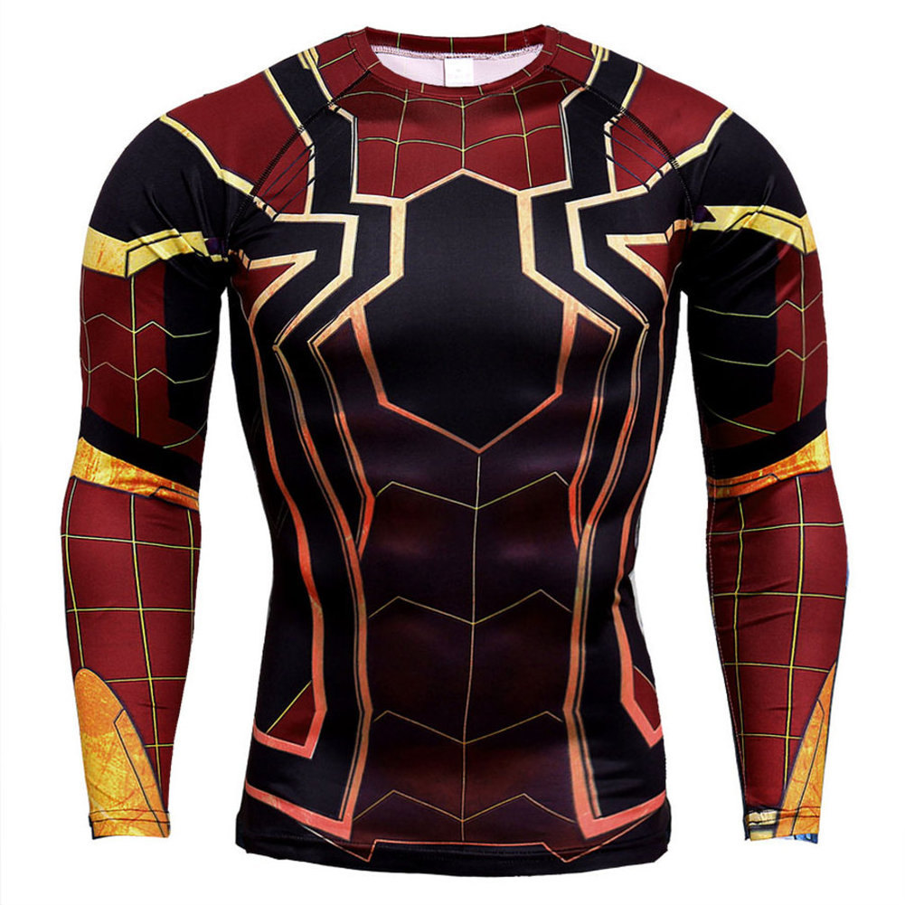 Marvel Spiderman Shirt Long Sleeve Workouts Tee - PKAWAY