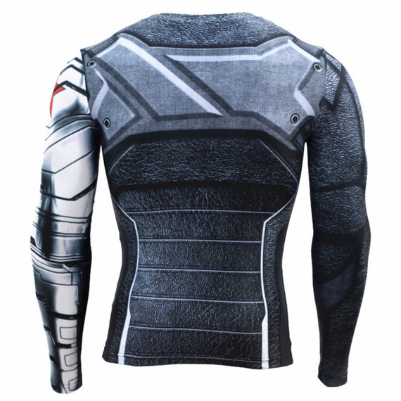 captain america winter soldier costume long sleeve
