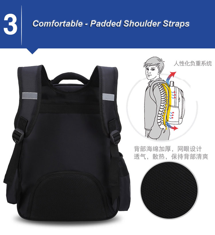 Transformers book bag with Adjustable padded shoulder straps 