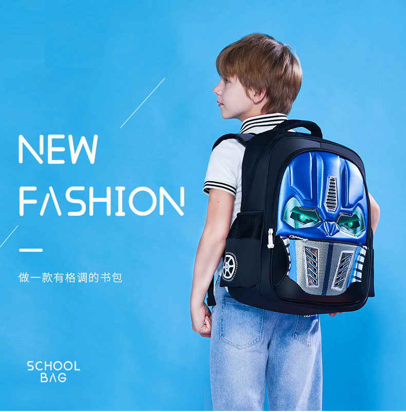 fashion Transformers school bag for childrens