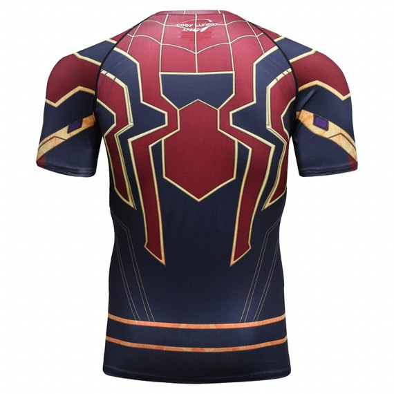 avengers infinity war spiderman gym shirt