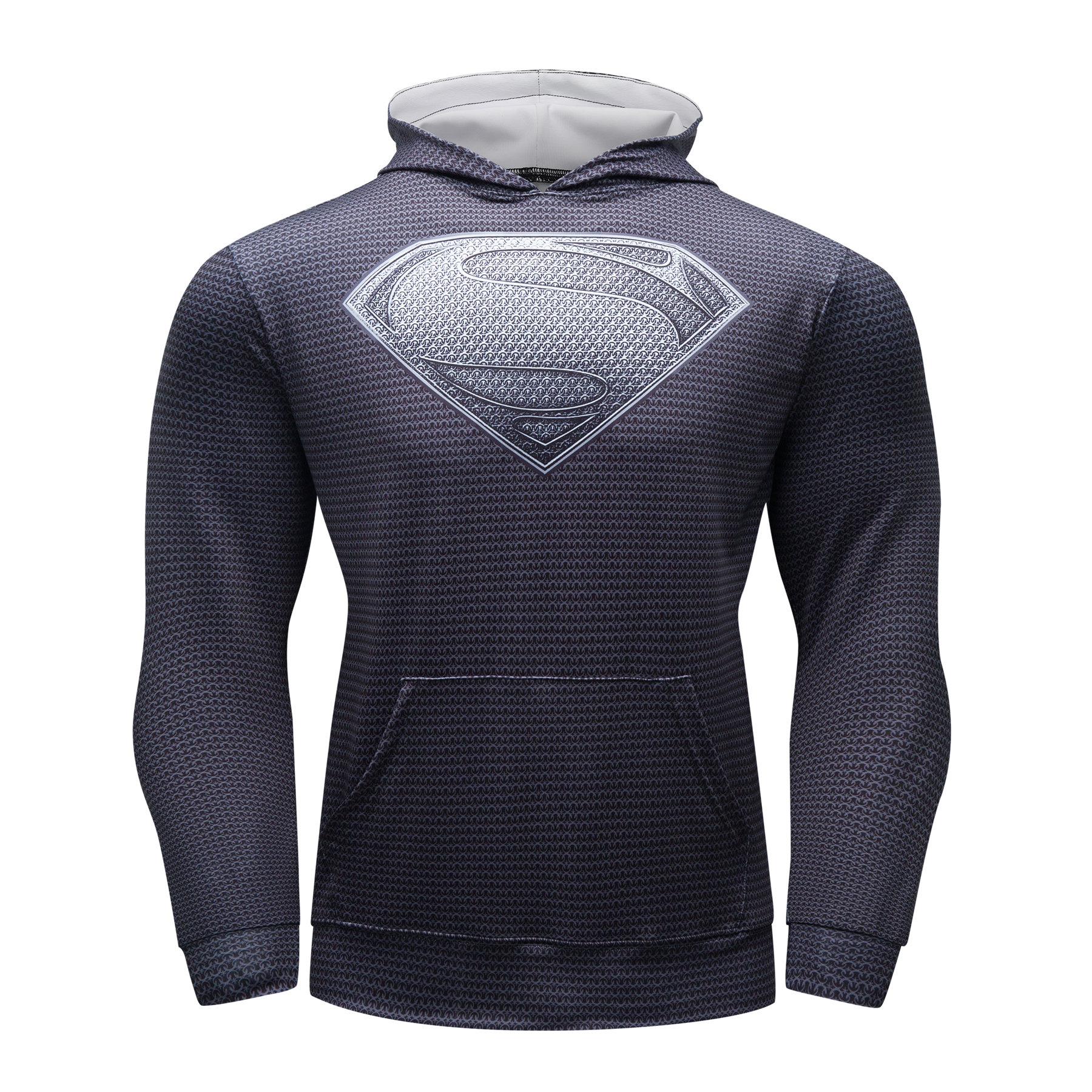 Superman Grey Sweatshirt Pullover Hoodie