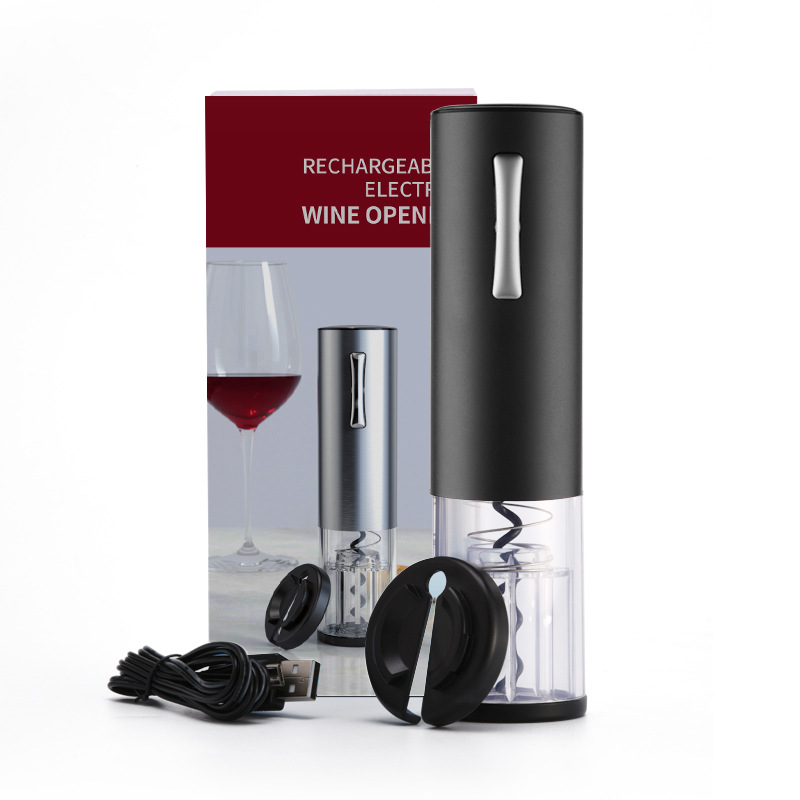 Black Electric Wine Bottle Opener Automatic - PKAWAY