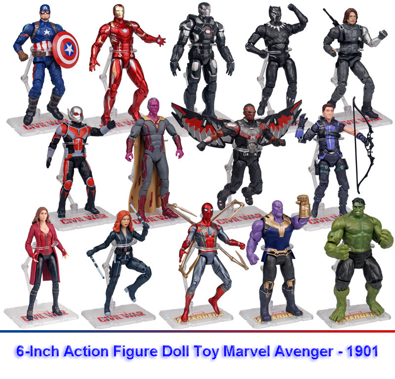 1901 6-Inch Action Figure Doll Toy Marvel Avenger Series 01