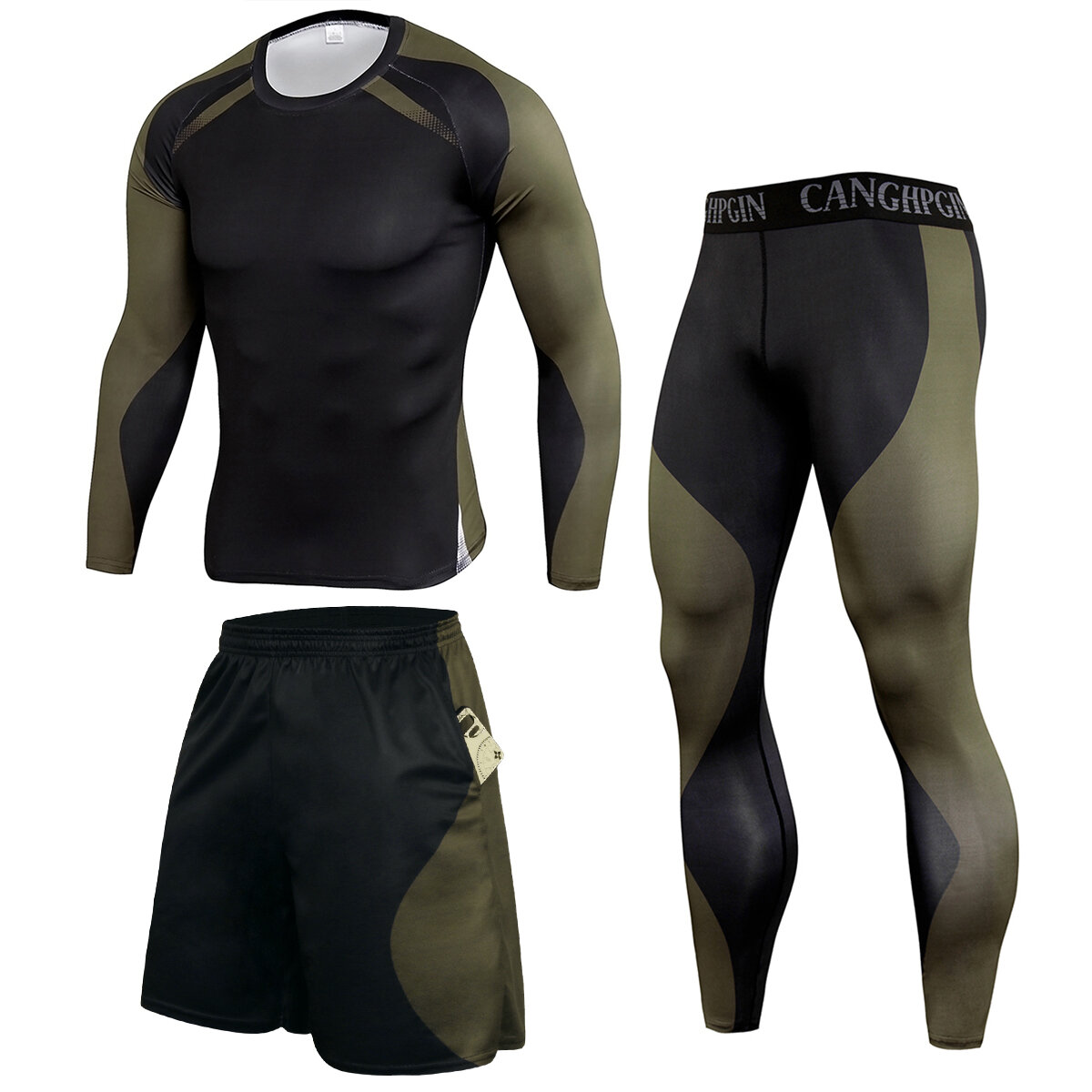 Affordable Tiktok Popular Sportwear For Mens Black - PKAWAY