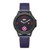 Blue Captain America Marvel Wrist Watch With Adjustable Strap