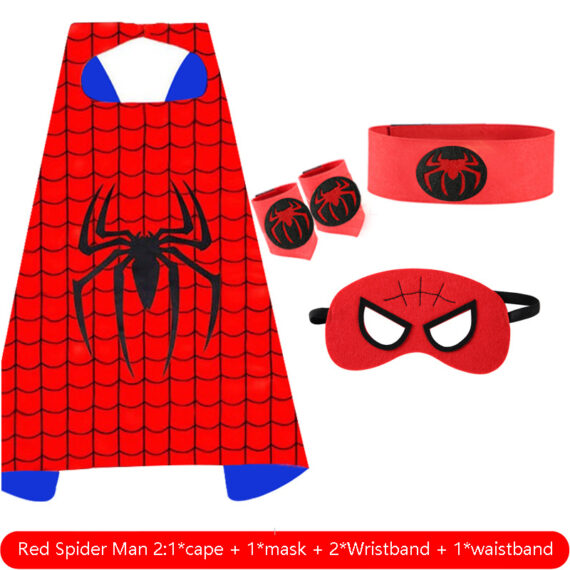 Children's red Homecoming spider man red cosplay costume for halloween