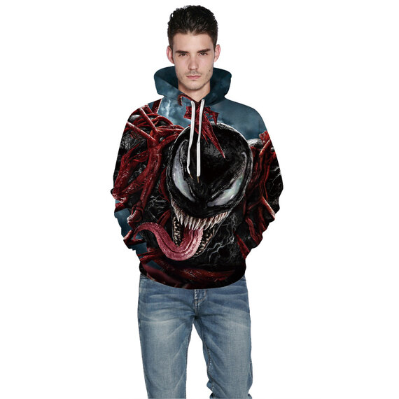 Fashion Marvel Venvom Pullover Hoodie