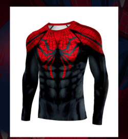 Classic Spider-man workout shirt front side