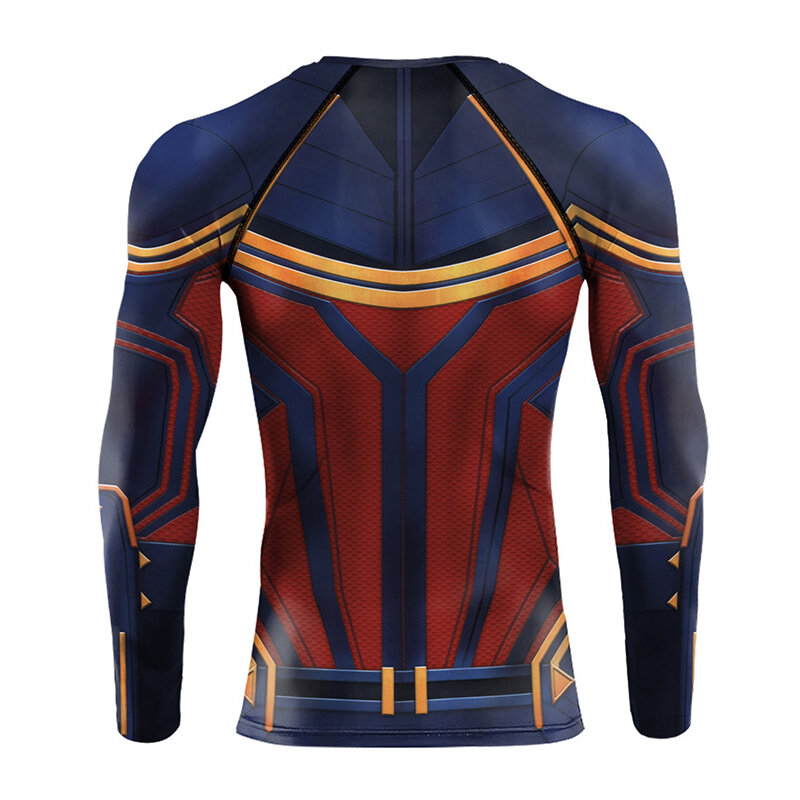 Captain Marvel Compression Shirt & Pants Set - Totally Superhero