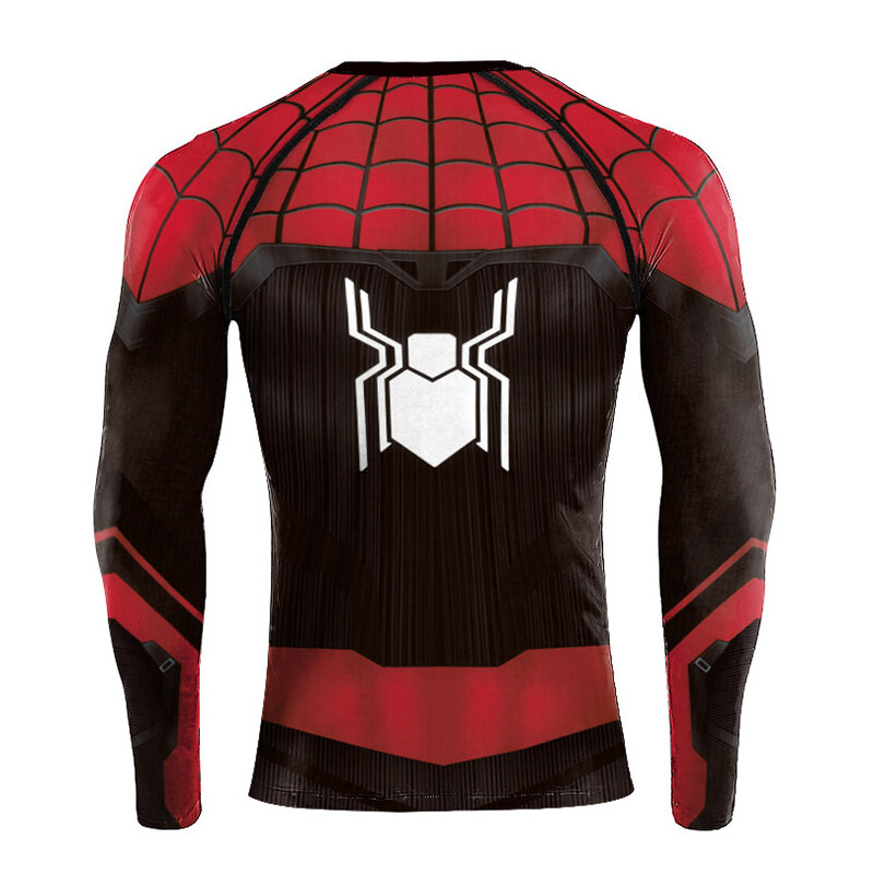 Spider-man 2021 Marvel Superhero Compression Gym Shirt - PKAWAY