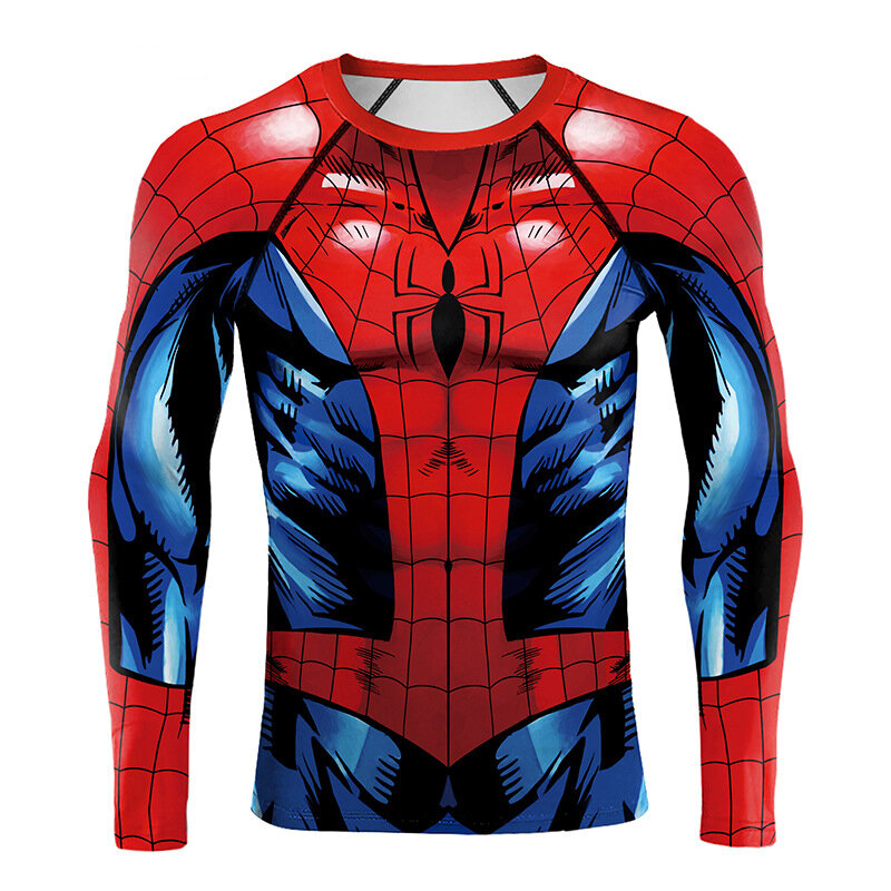 Long Sleeve Marvel Spider Man Athletic Shirt - PKAWAY