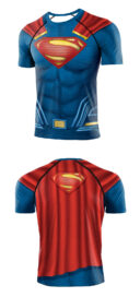 Dry Fit Classic Superman Cosplay Costume Shirt