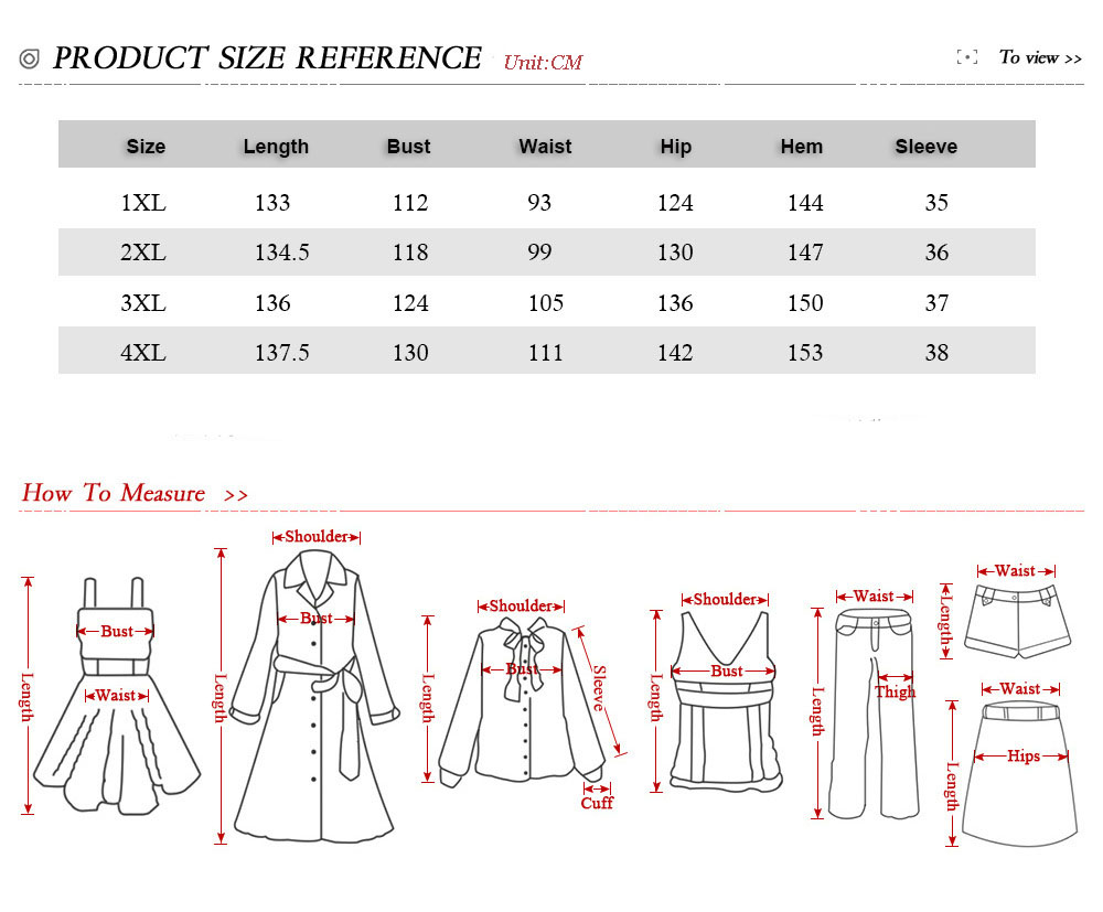overweight women plus size dress size chart for reference