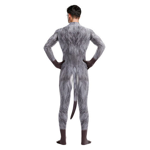 cool animal series halloween cosplay jumpsuit for mens