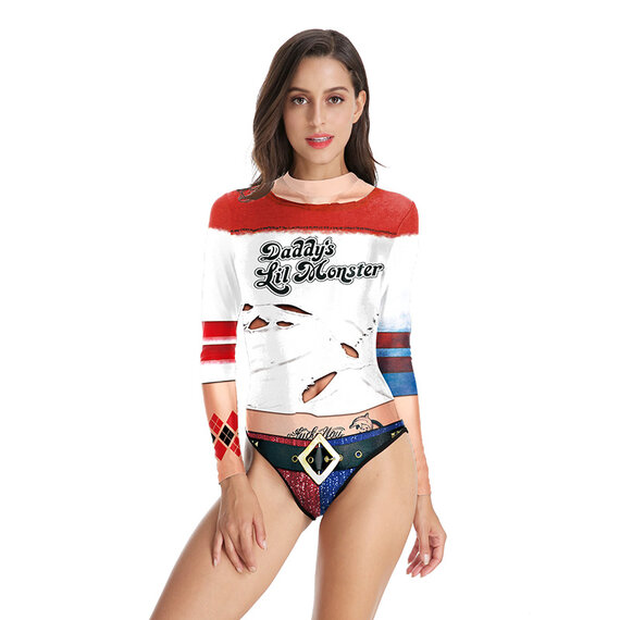 Harley Quinn bathing suit for summer vacation