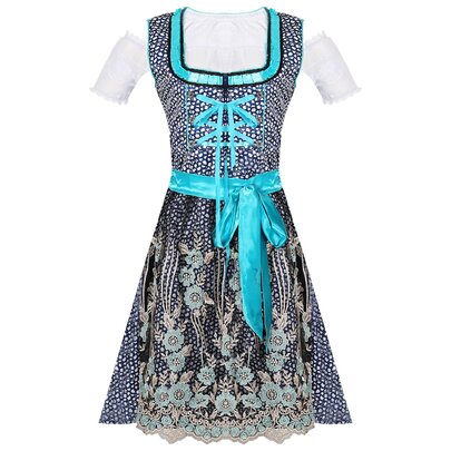 Exquisite Classic Vintage Style Women's holiday costume dress for beer festival