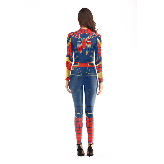 red Marvel Spider-Man No Way Home catsuit long sleeve