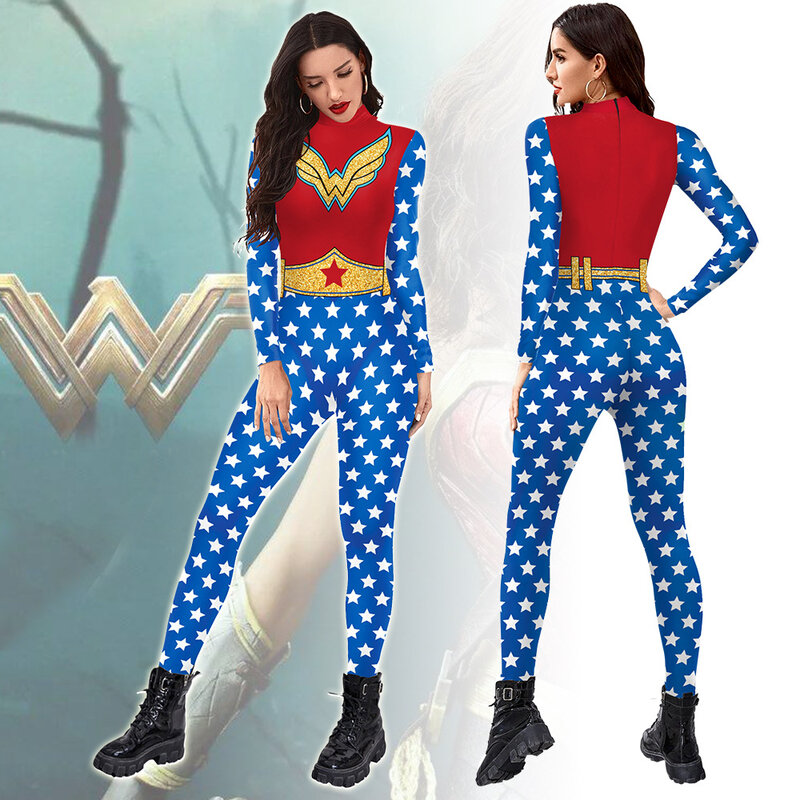 Women's Wonder Woman Catsuit Costume