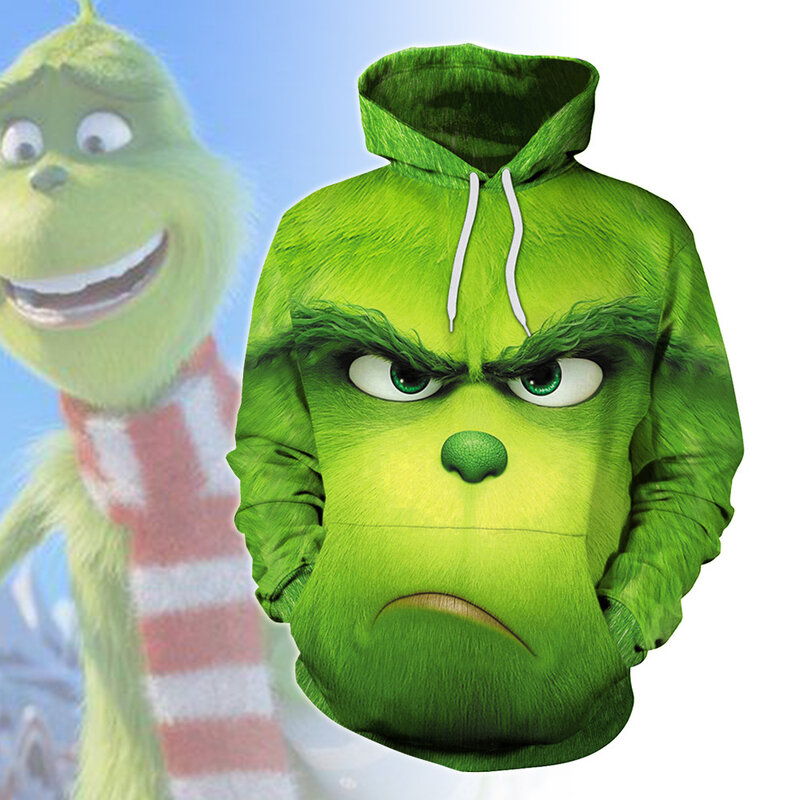 Grinch Pullover Hoodie, The Grinch Sweatshirt