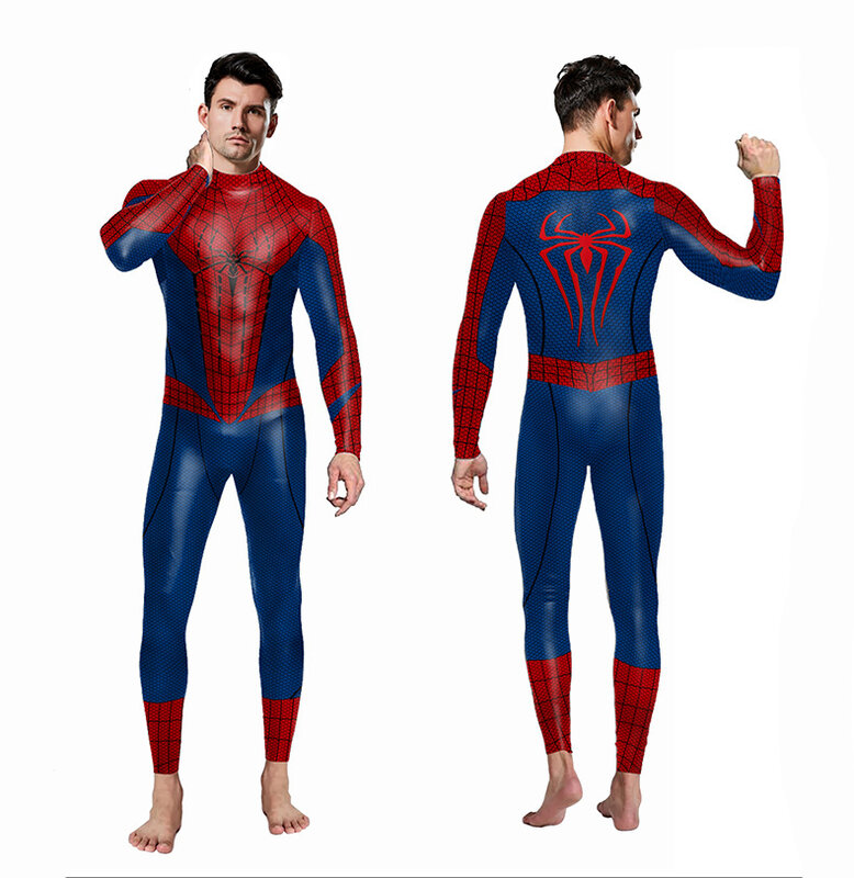 Game SPIDERMAN PS4 Spiderman Costume Superhero Cosplay Adult Halloween  Costume