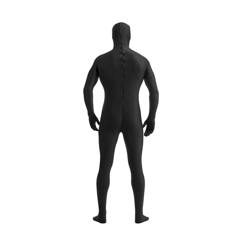 Full Bodysuit Spandex Suit Halloween for Men & Women Black M