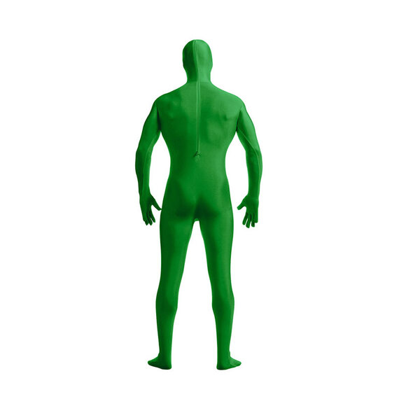 Green Disappearing Man Green Screen Bodysuit Halloween costumes,dress up party,carnivals,festivals,sports events, family party,cosplay,stage performance,dance and so on