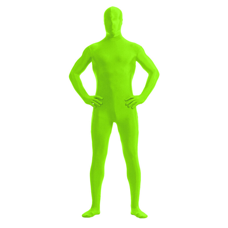 Chroma Key Green Body Suit, Costume Green Chromakey