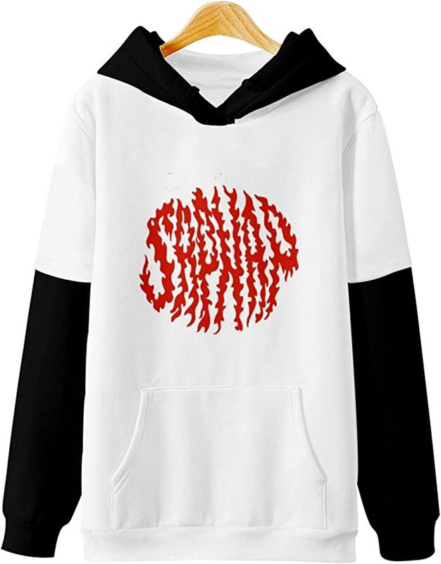 Sapnap Hoodie Fashion Pullover Casual Long Sleeve Flame Name