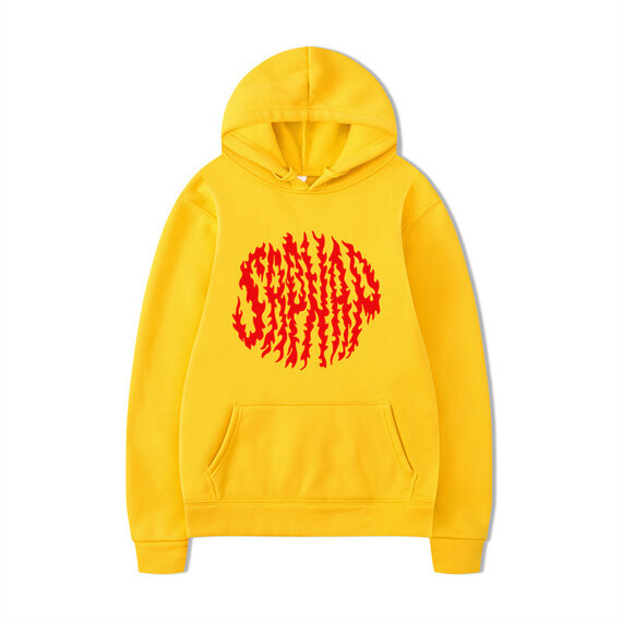 drawstring hooded sweatshirt Red Sapnap Logo 3d print pullover hoodie