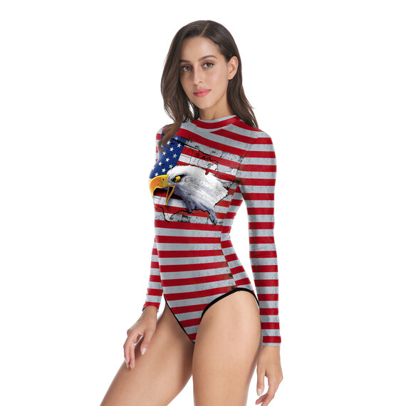 High Waisted Swimsuits for Women July 4Th Independence Day