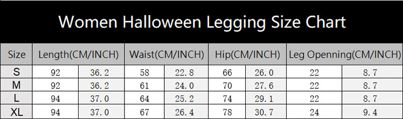 Women's-Mermaid-Legging-Size-Chart