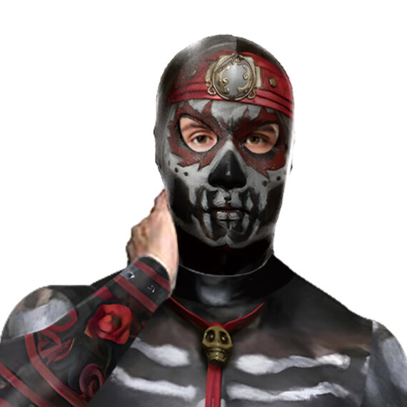 Skeleton Printed mask
