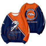 Cool Denver Broncos 3D Graphic Long Sleeve Shirt