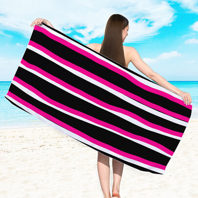 3d print Microfiber Beach Towel 30x60 inch for women