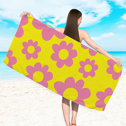 Microfiber Beach Towel Women Men Gift for Camping, Pool, Gym, Yoga, Beach Essentials