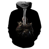 Black Myth Wukong Graphic Print Pocketless Hoodie