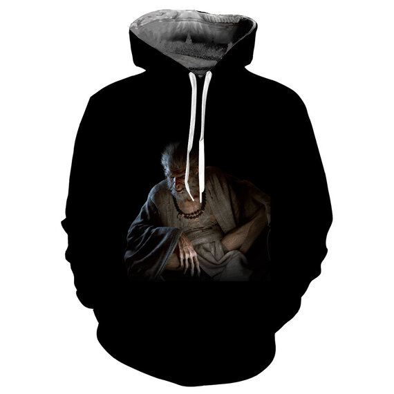 Black Myth Wukong Hoodie Long Sleeve Streetwear