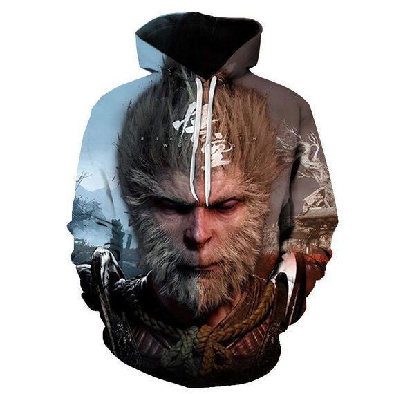 Sun Wukong the Monkey King Hoodie - Black Myth