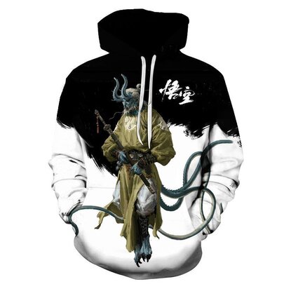 black myth merchandise 3d graphic sweatshirt